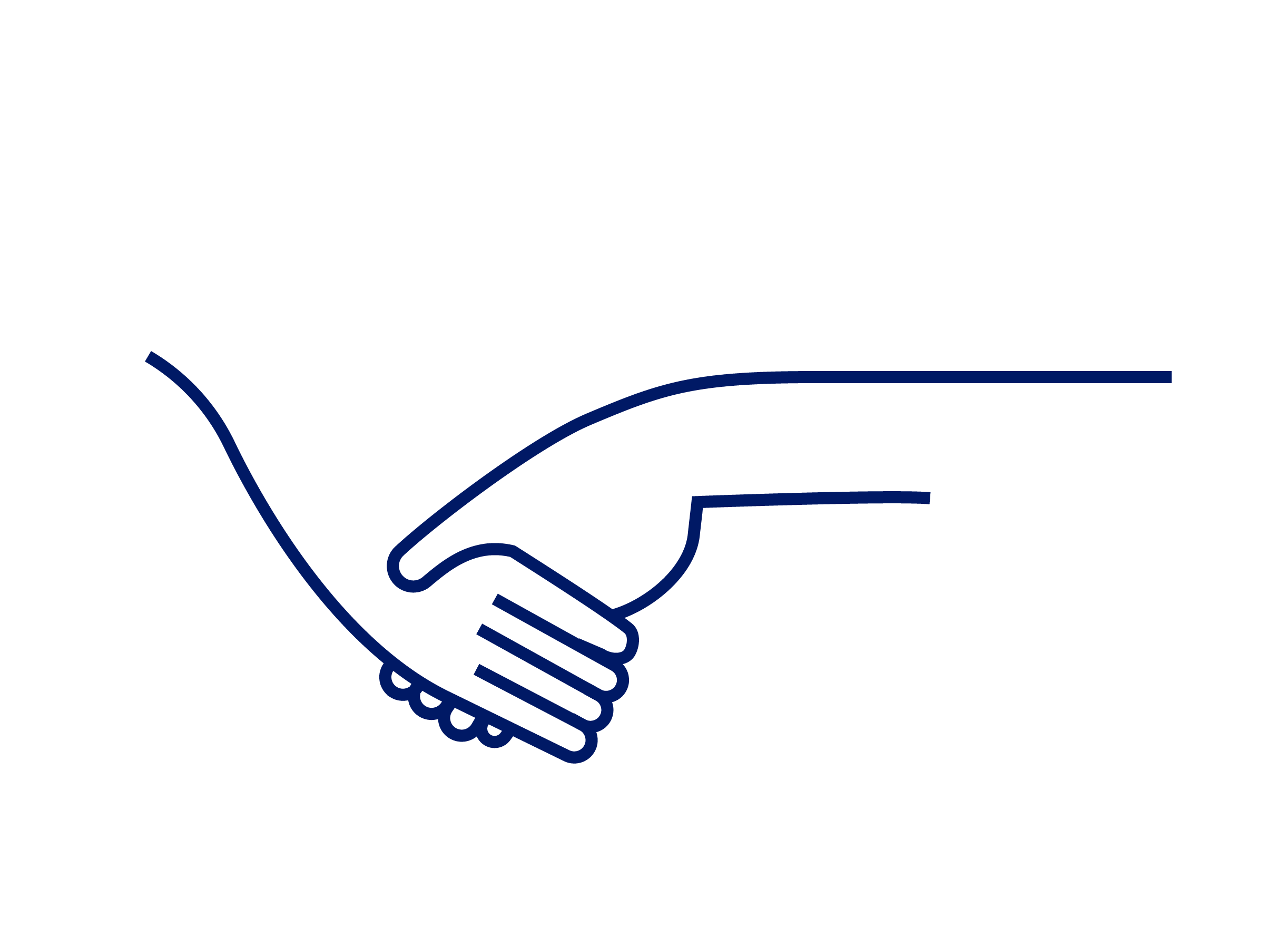 Илустрација на лица кои се ракуваат.