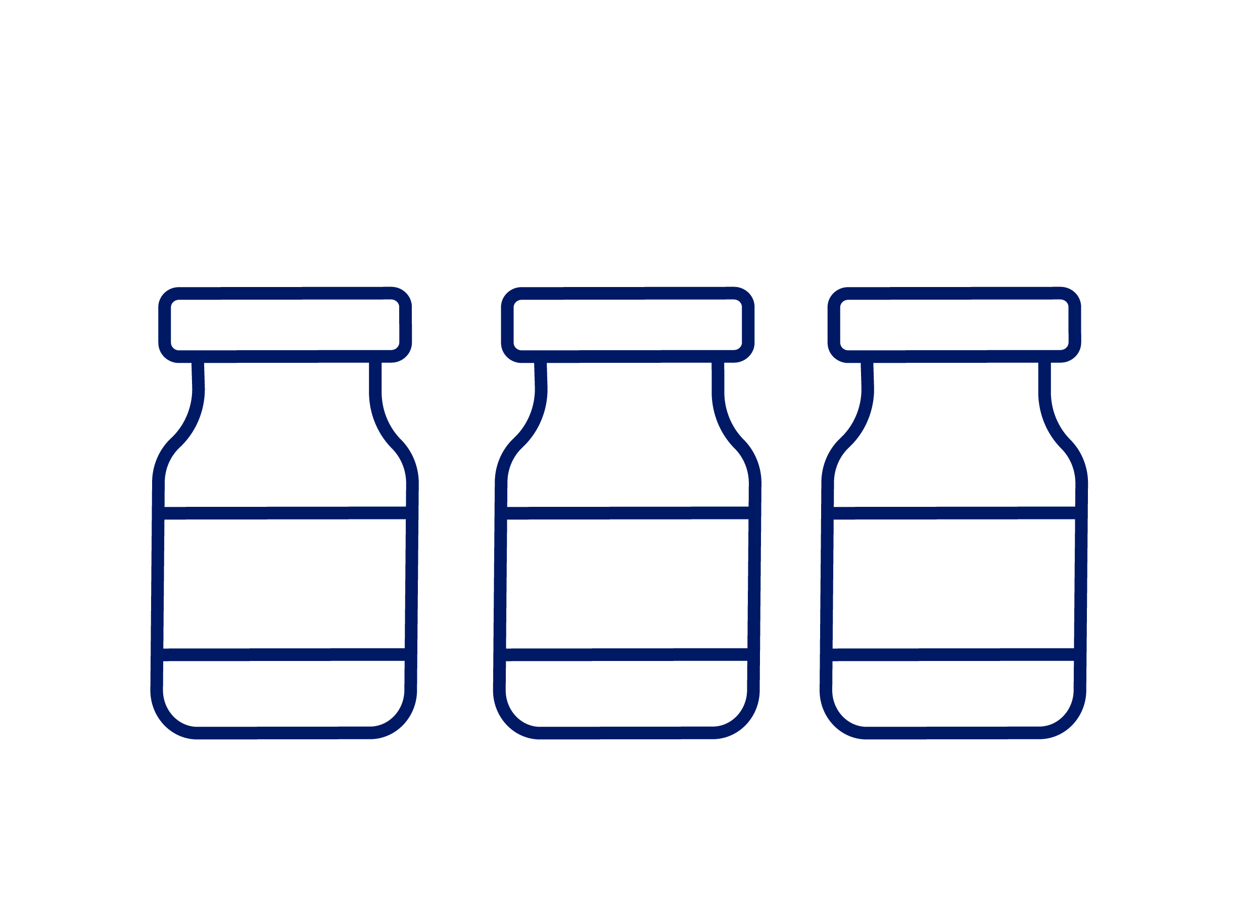 Илустрација на која се прикажани шишиња.