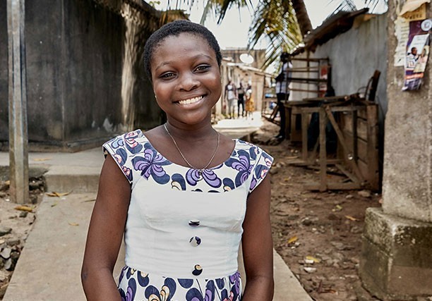 Оливија Ака има дијабетес тип 1 и живее во Брегот на Слоновата Коска.